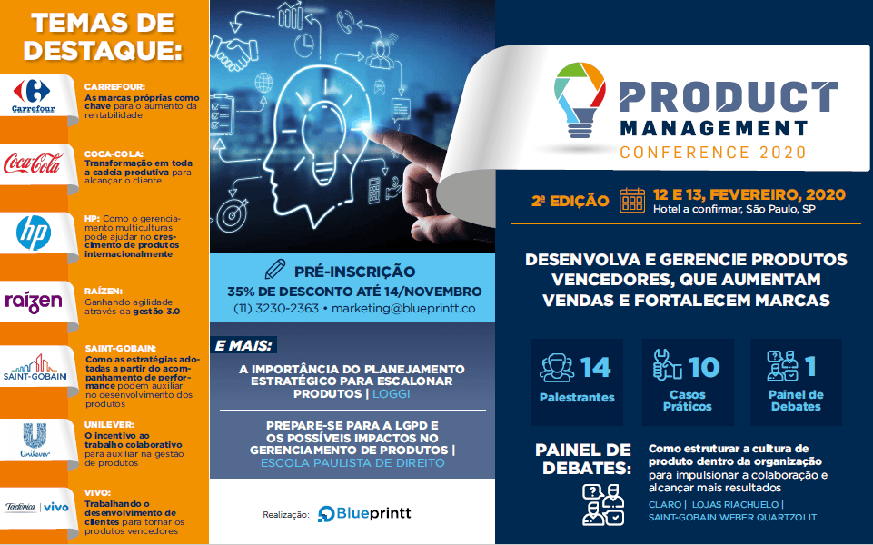 folheto product